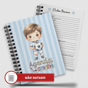 Agenda Creche Menino | Não Datado | 1/1 - 200 Páginas