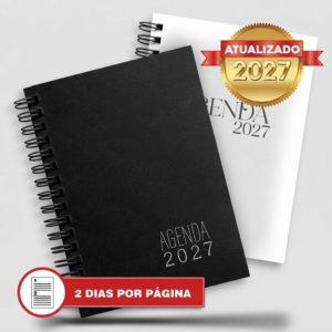 Agenda Clean | 2 Dias por página | 1/1 - 200 Páginas