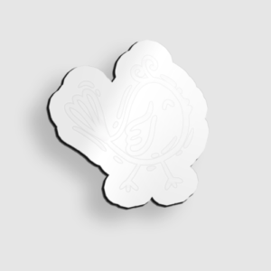 Placa Acrílico A3 | 44x33cm | Acrílico Branco - 2mm