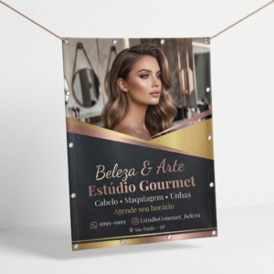 Lona Fosca 240g | Com Bainha e Ilhós